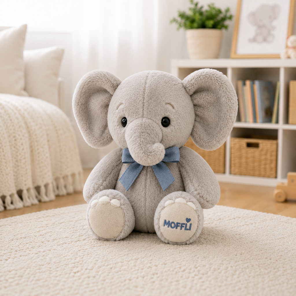 MOFFLI Soft Elephant Plush