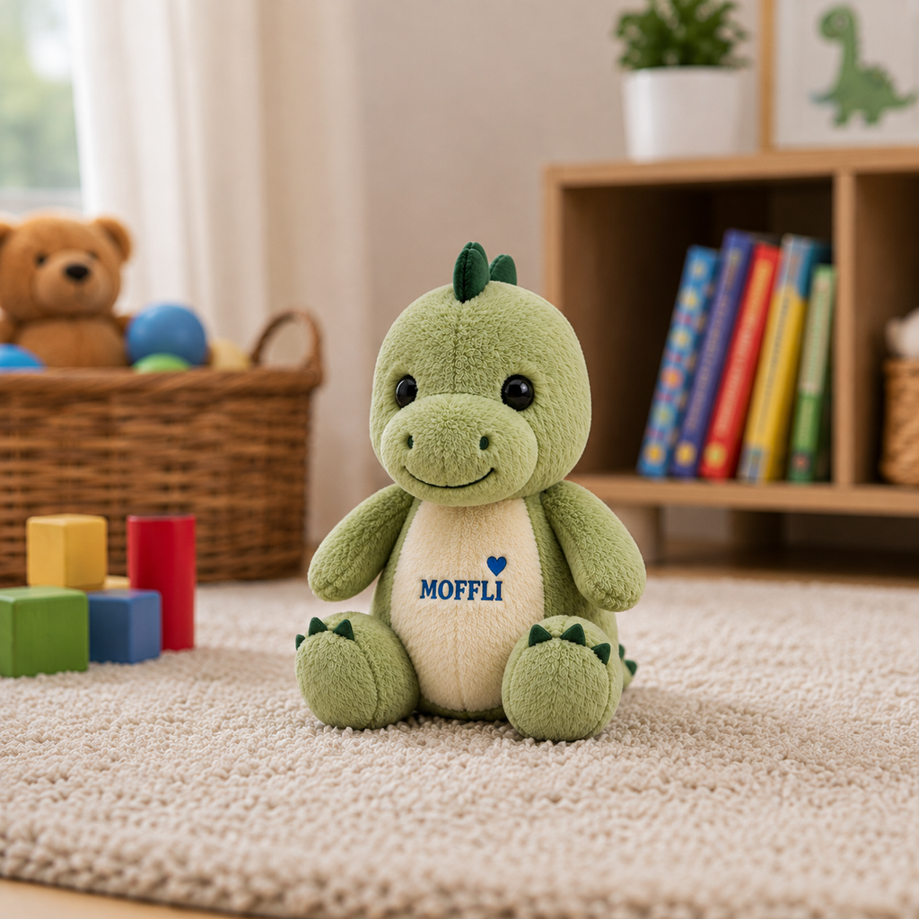 MOFFLI Sitting Dinosaur Plush
