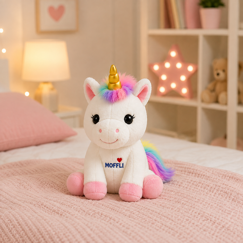 MOFFLI Rainbow Unicorn Plush